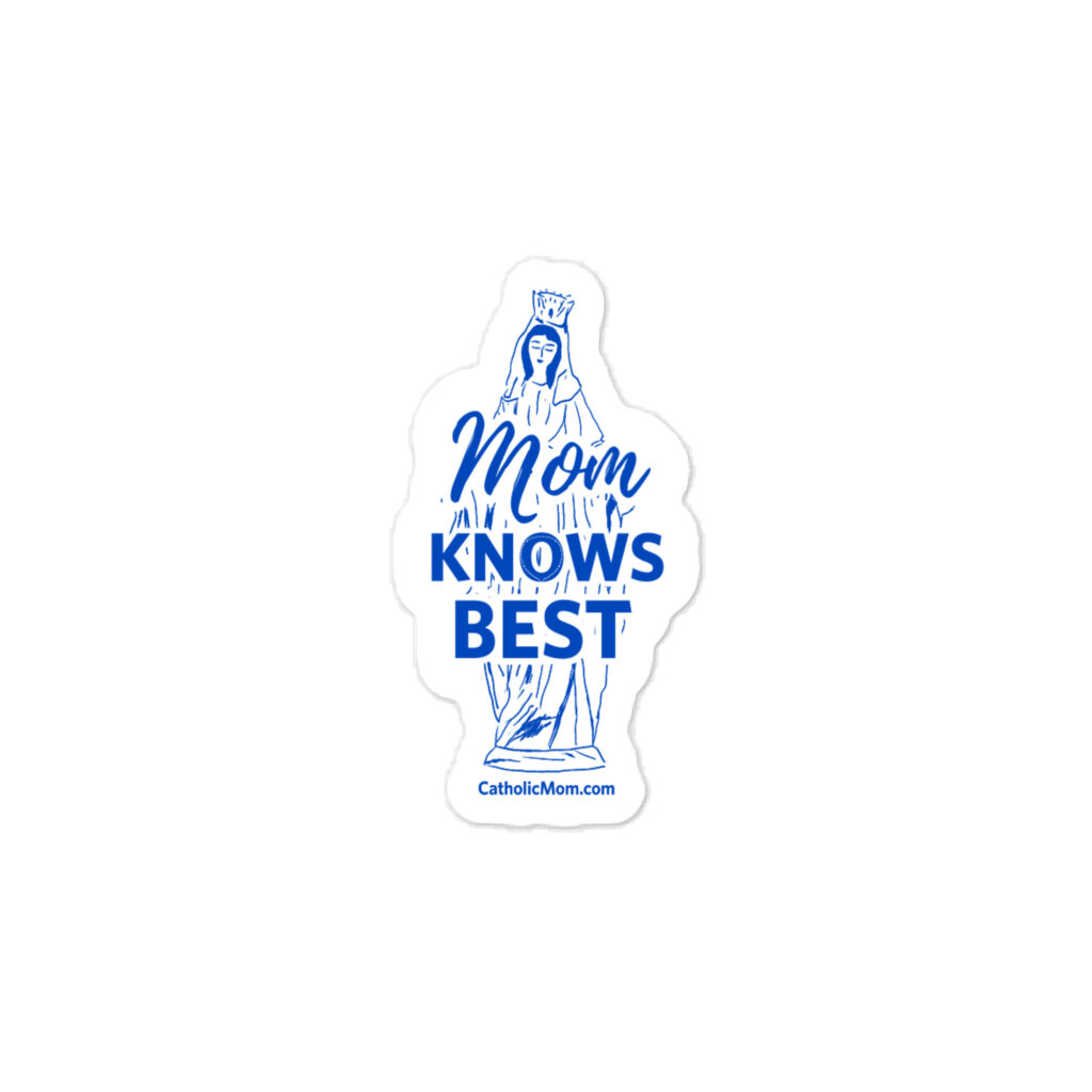 Mom Knows Best Vinyl Sticker