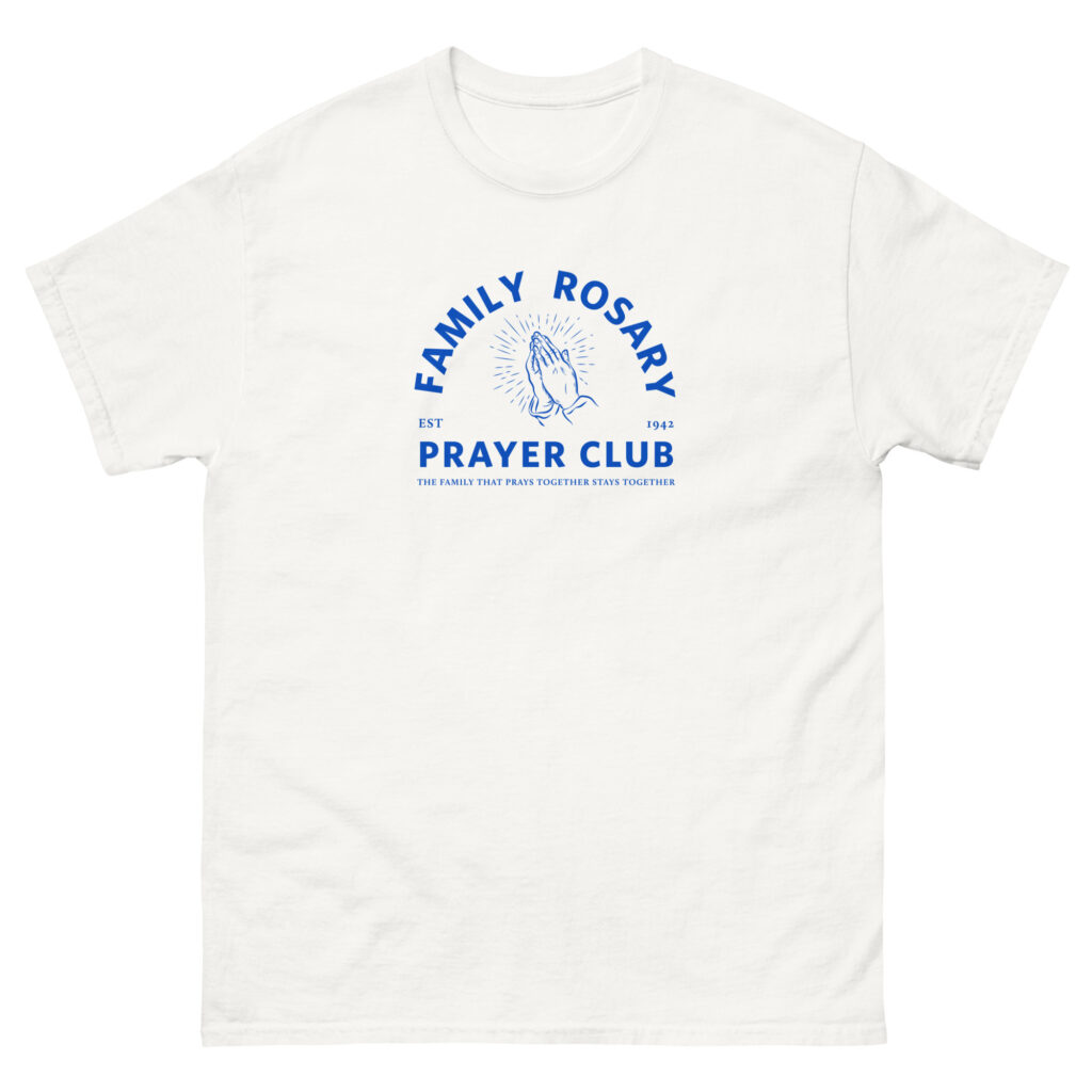 Family Rosary Prayer Club Tee