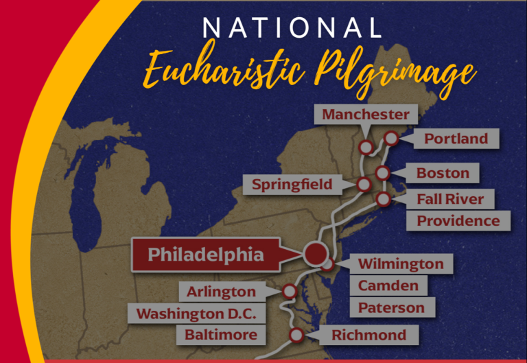 National Eucharistic Pilgrimage. The Father Peyton Center is an official Regional Host Site for the New England Area. Monday, June 29.